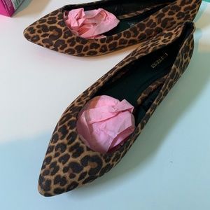 Express Leopard Print Flats